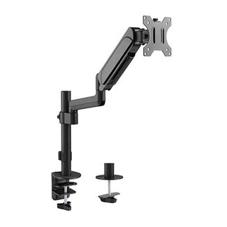 Brateck LDT48-C012 Single Monitor Pole-Mounted Gas Spring Monitor Arm Fit Most 17' 32' Montor Up to 9Kg Per screen