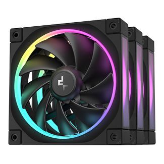 DeepCool R-FL12-BKAPN3-G FL12 120mm ARGB PWM Fan Black 3-Pack