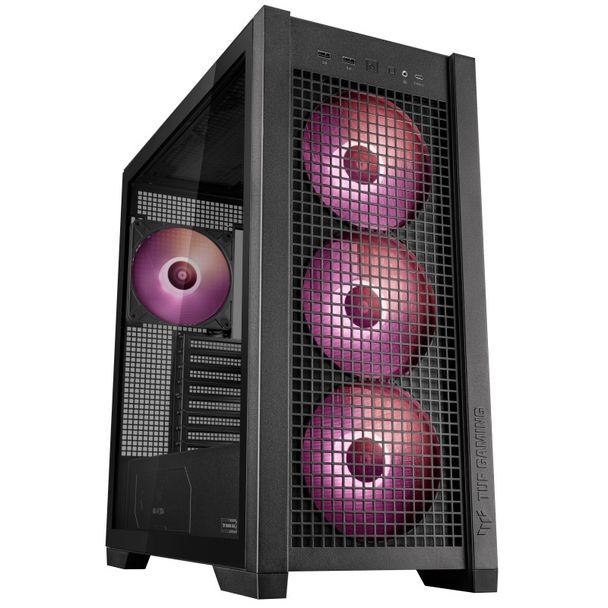 ASUS TUF Gaming GT302 ARGB Black Mesh & Tempered Glass Mid-Tower E-ATX Case