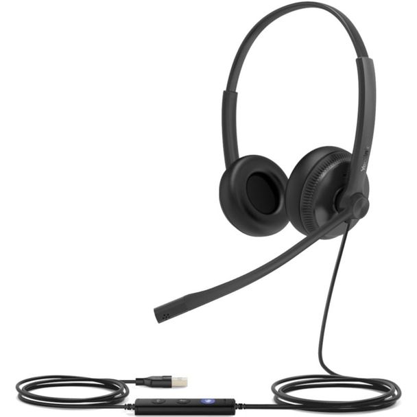 Yealink UH34-SE-Dual-Teams UH34 Dual USB Wired Headset for Microsoft Teams
