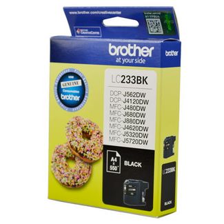 Brother LC233BK LC-233BK Black for DCP-J4120DW/MFC-J4620DW/J5320DW/J5720DW - UP TO 550 PAGES