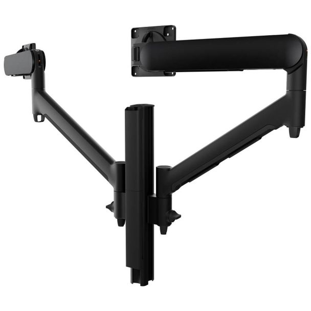 Atdec AWMS-2-D40-F-B Modular Dual Dynamic Arm Black