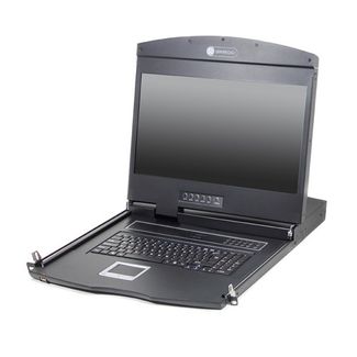 Serveredge SED-KLVGA-0819V2 8-Port 19inch LCD KVM - PS/2 USB VGA - Includes 8 x Custom KVM Cables