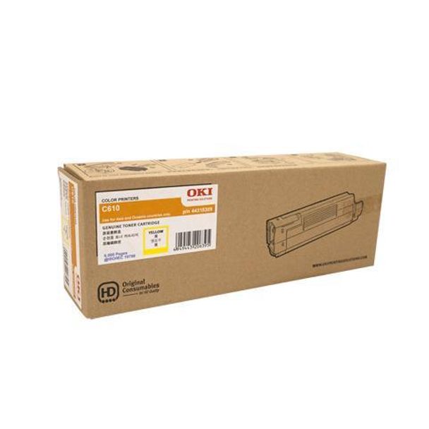 Oki 44315309 C610 Yellow Toner Cartridge