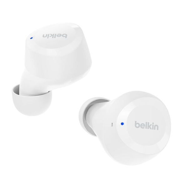 Belkin AUC009fqWHV2 SoundForm Bolt 2 Wireless Earbuds White