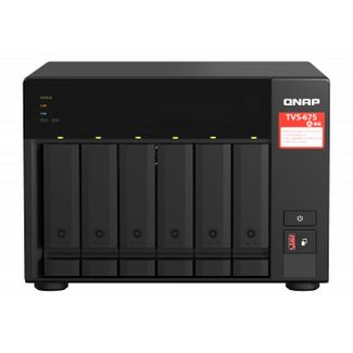 QNAP 6 Bay NAS TVS-675-8G KX-U6580 9C 2.5HHZ 2Y