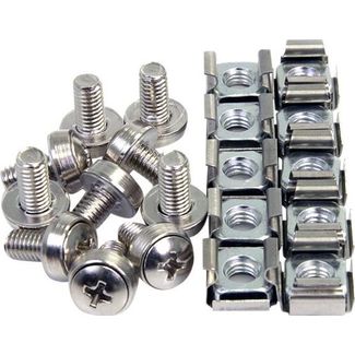 StarTech CABSCREWM62 100 Pkg M6 Mounting Screws and Cage Nuts