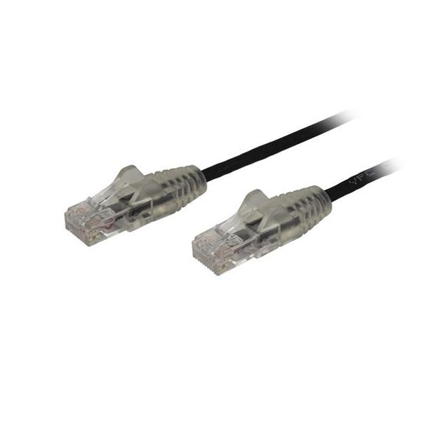 Startech N6PAT150CMBKS 1.5M Cable Black SLIM CAT6 PATCH CORD
