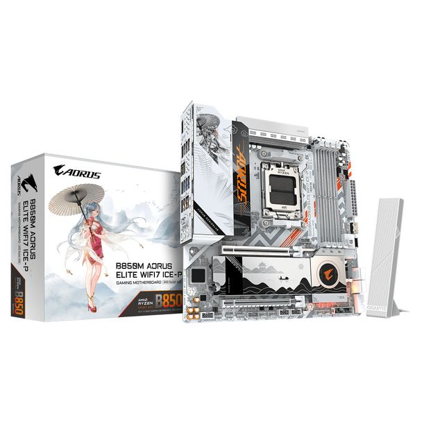 Gigabyte B850M A ELT WF7 ICE-P B850M AORUS ELITE WIFI7 ICE-P AM5 mATX Motherboard