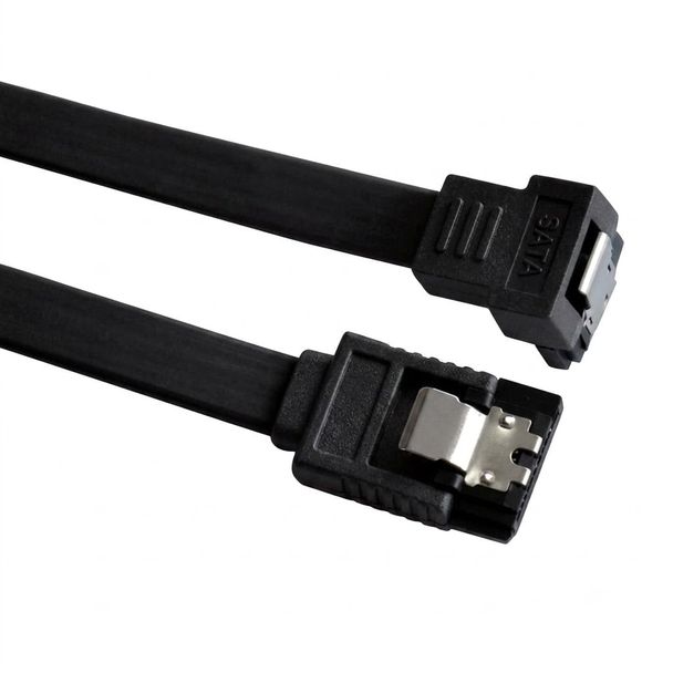 SATA III 90degree Down Angle Cable 26AWG 50cm - Blue - 9249 - FC-5083