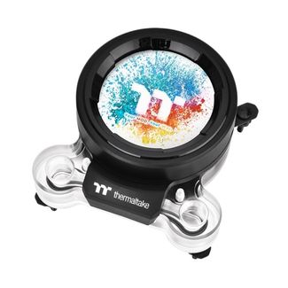 Thermaltake CL-W332-CU00SW-A Pacific MX2 Ultra Customizable LCD Display CPU Water Block (LGA 1700 Compatible)