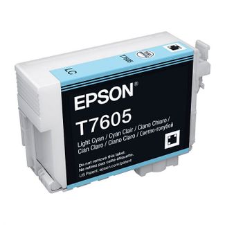 Epson C13T760500 760 UltraChrome HD Light Cyan Ink Cartridge