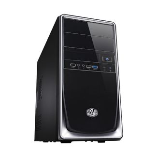 Cooler Master RC-344-SKR500-N2 Elite 344 USB3 mATX Case Silver with Elite 500W PSU with Small dent