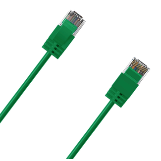 Cruxtec RF6A-050-GR Ultra-Thin CAT6A U/UTP Ethernet Cable Green 5m