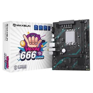 MaxSun MS-H610M-666-WIFI6-ARGB LGA 1700 DDR4 mATX Motherboard