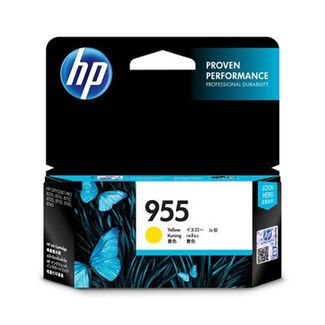 HP L0S57AA 955 YELLOW ORIGINAL INK CARTRIDGE 