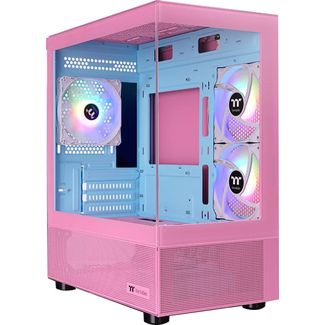 Thermaltake CA-1Z4-00MAWN-00 View 170 ARGB Tempered Glass mATX Case Bubble Pink