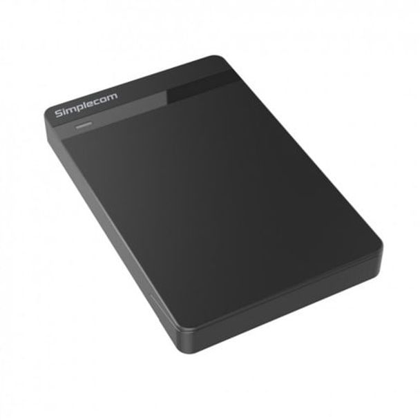 Simplecom SE203BK SE203 Tool Free 2.5" SATA HDD SSD to USB3.0 Hard Drive Enclosure Black