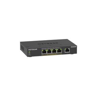 Netgear GS305P-300AUS SOHO 5-port Gigabit Unmanaged Switch with 4-port PoE