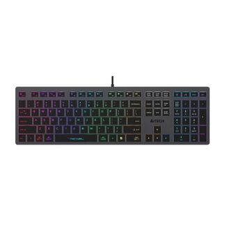A4tech ERAKA724 FX60 Fstyler Illuminate Scissor Switch Keyboard with White Backlit USB Grey