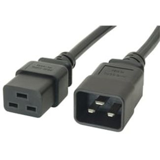 Comsol IEC-C19C20-.5 0.5M 15A Power Extension Cable IEC-C19 to IEC-C20