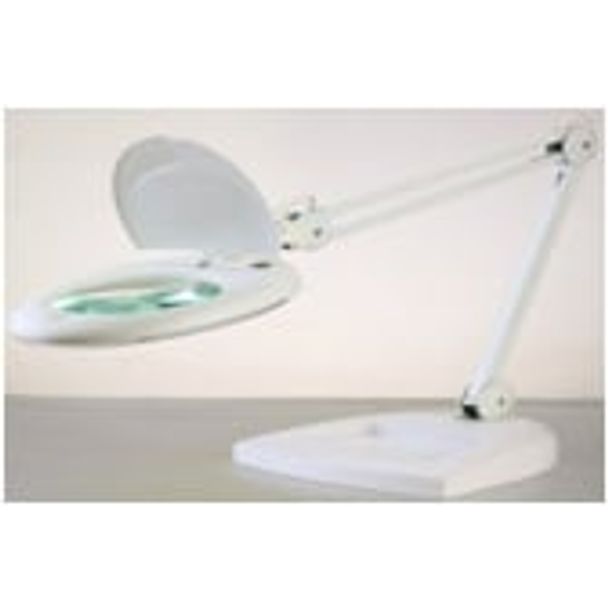 7W LED Magnifying Desk Lamp with 5 Inch Glass Lens ZD-140