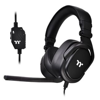 Thermaltake GHT-THF-ANECBK-30 Gaming Argent H5 Hi-Res Audio Stereo Gaming Headset with Microphone