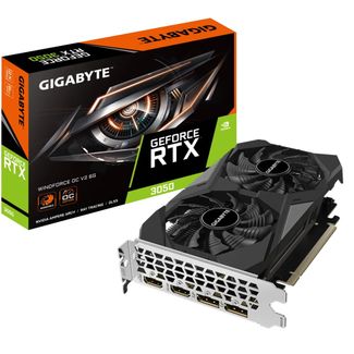 Gigabyte GV-N3050WF2OCV2-6GD GeForce RTX 3050 WINDFORCE OC V2 6GB GDDR6 Graphics Card
