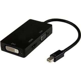 Alogic MDP-VGDVHD-ADP 25cm Mini Display Port to HDMI/VGA/DVI Adapter