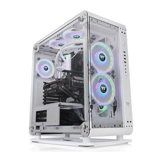 Thermaltake CA-1V2-00M6WN-00 Core P6 Tempered Glass ATX Mid Tower Case Snow Edition
