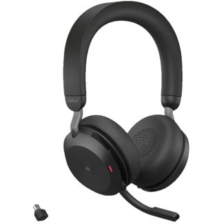 JABRA 27599-999-899 WIRELESS EVOLVE2 75 MS BLUETOOTH HEADSET+USB-C + 3.5MM + LINK 380c BT ADAPTER