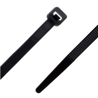 Ty-It NC125BLK Nylon Cable Tie Black (UV Rated) 100mm X 2.5mm - (Bag of 100)