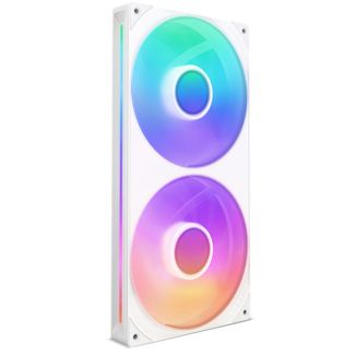 NZXT RF-U28HF-W1 F280 RGB Core PWM Fan single frame with Two Fans White