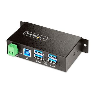 StarTech 5G4AINDRM-USB-A-HUB 4-Port Managed Heavy Duty Industrial USB Hub ESD/Surge