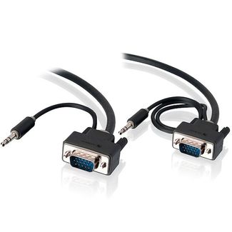 Alogic VGA-MM-10-APS 10M VGA Monitor Male to Male Cable with 3.5mm Audio VGA-MM-10-APS