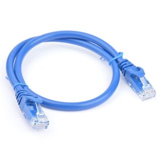 8ware PL6A-0.25BLU Cat6a UTP Ethernet Cable, Snagless Blue 0.25m