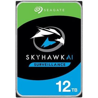 SEAGATE ST12000VE001 SKYHAWK SURVEILLANCE AI INTERNAL 3.5" SATA DRIVE, 12TB, 6GB/S, 7200RPM, 3YR WTY