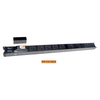 Powershield RPR-10V15MCB Vertical PDU with 16A Aus Input plug 10 Aus outlets