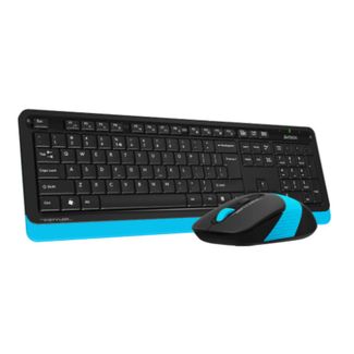 A4tech ERACA704 FG1010 Fstyler Silent Click Wireless Keyboard & Mouse Combo Set ( FG10+FGK10) USB Blue