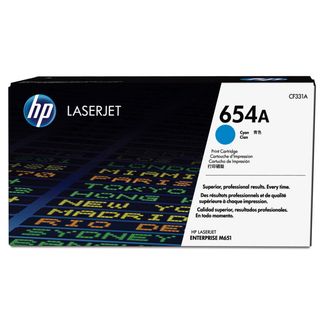 HP CF331A 654A CYAN LASERJET TONER CARTRIDGE