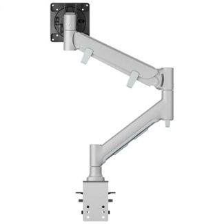 Atdec AWMS-HXB-H-S-V FORTIS Heavy Duty Dynamic Monitor Arm Silver F-Clamp