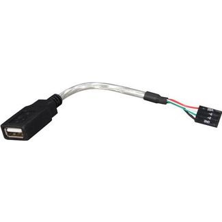 StarTech USBMBADAPT 6 USB A to USB 4 Pin Header Cable 0.1M