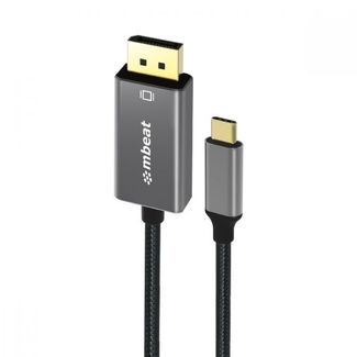 mbeat MB-XCB-CDP18 Tough Link 1.8m 4K USB-C to DisplayPort Nylon Braided Cable