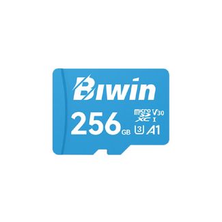 Biwin BMMS100256G-RGX  MS100 UHS-I A1 microSD Memory Card 256GB