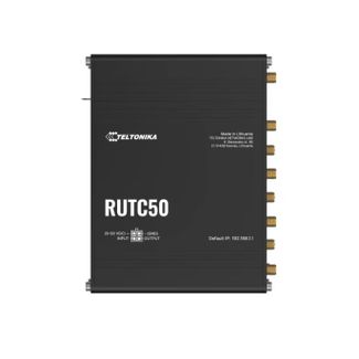 Teltonika RUTC50 Dual SIM Cellular 4G/LTE/5G Gigabit Wi-Fi 6 Broadband Router with I/O and GPS