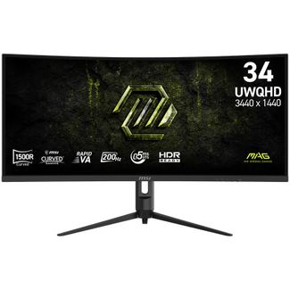 MSI MAG 342CQRF E20 34" UWQHD 200Hz Rapid VA Curved Ultrawide Gaming Monitor
