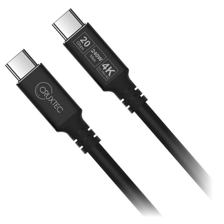 Cruxtec CTC-20G-2MBK USB-C Full-Feature Cable 2m 240W 20Gpbs 4K@60Hz