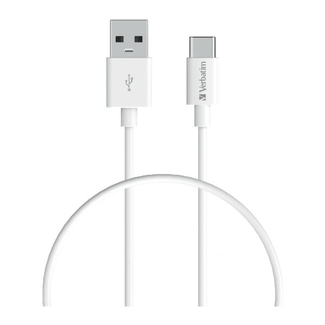 Verbatim 66581 Charge & Sync Lightning to USB-A Cable White 1m