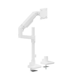 Brateck LDT81-C012P-W Noteworthy Pole-Mounted Heavy-Duty Monitor Arm White