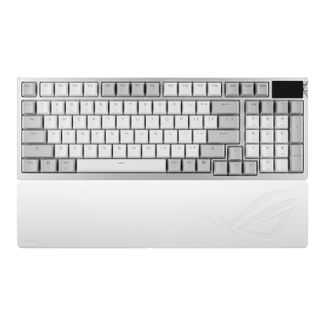 ASUS ROG AZOTH 96 HE LITE WHITE Gaming Keyboard with ROG HFX V2 Magnetic Switches